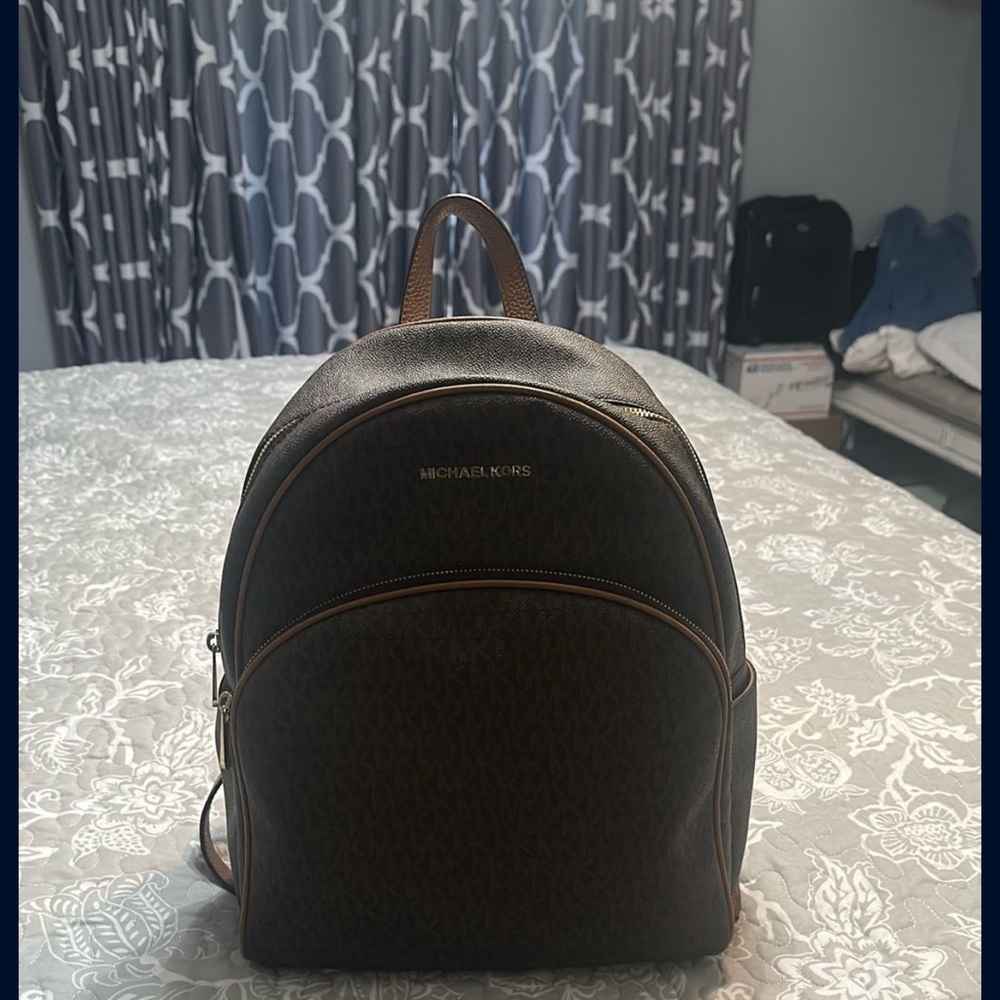 Michael Kors Dark Brown Backpack